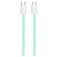 Дата кабель USB-C to USB-C 1.0m 60W 3.0А green ColorWay (CW-CBPDCC061-G) - фото 8