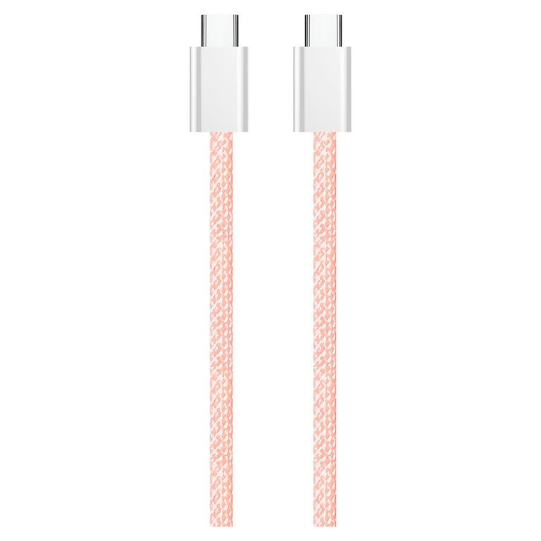 Дата кабель USB-C to USB-C 1.0m 60W 3.0А pink ColorWay (CW-CBPDCC061-P) - фото 5