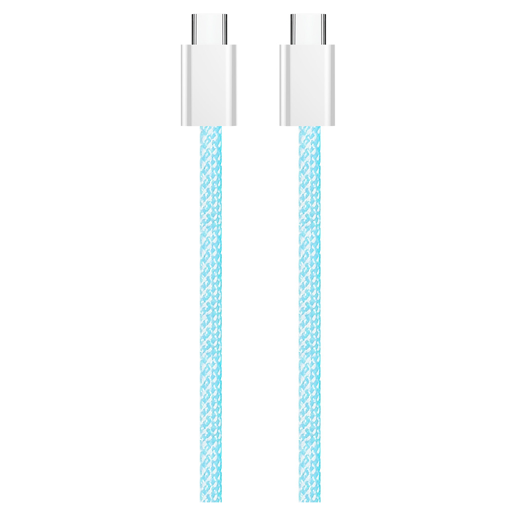 Дата кабель USB-C to USB-C 1.0m 60W 3.0А blue ColorWay (CW-CBPDCC061-BL) - фото 5 Дата кабель USB-C to USB-C 1.0m 60W 3.0А blue ColorWay (CW-CBPDCC061-BL) - фото 5