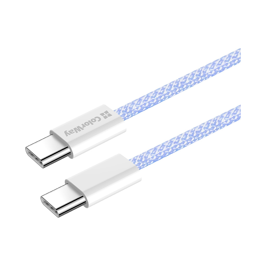 Дата кабель USB-C to USB-C 1.0m 60W 3.0А purple ColorWay (CW-CBPDCC061-PU) - фото 7 Дата кабель USB-C to USB-C 1.0m 60W 3.0А purple ColorWay (CW-CBPDCC061-PU) - фото 7