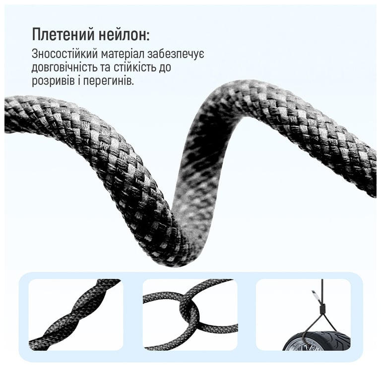 Дата кабель USB-C to USB-C 1.0m 60W 3.0А black ColorWay (CW-CBPDCC061-BK) - фото 8