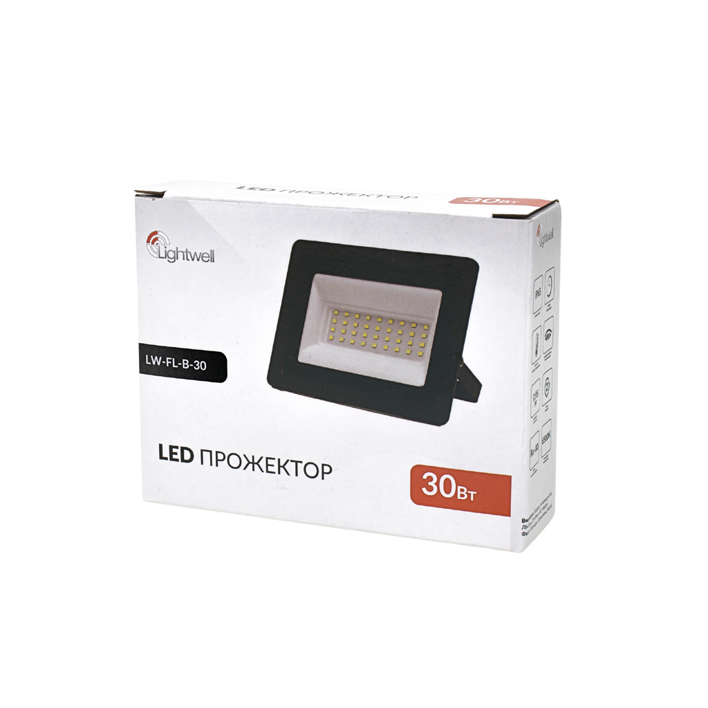 Прожектор Lightwell LW-FL-B-30 30 W - фото 3 Прожектор Lightwell LW-FL-B-30 30 W - фото 3