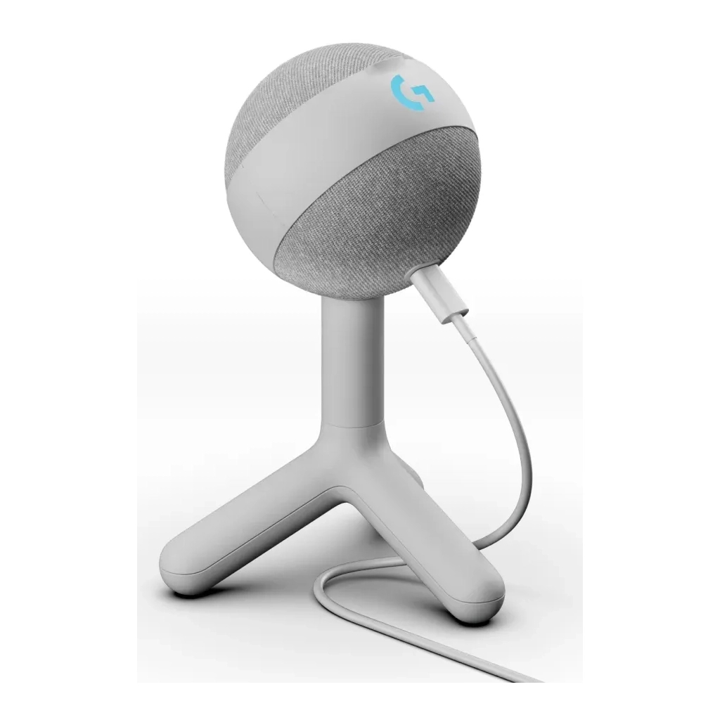 Мікрофон Logitech G Yeti Orb RGB Gaming Mic with Lightsync Off-White (988-000558) - фото 2 Мікрофон Logitech G Yeti Orb RGB Gaming Mic with Lightsync Off-White (988-000558) - фото 2