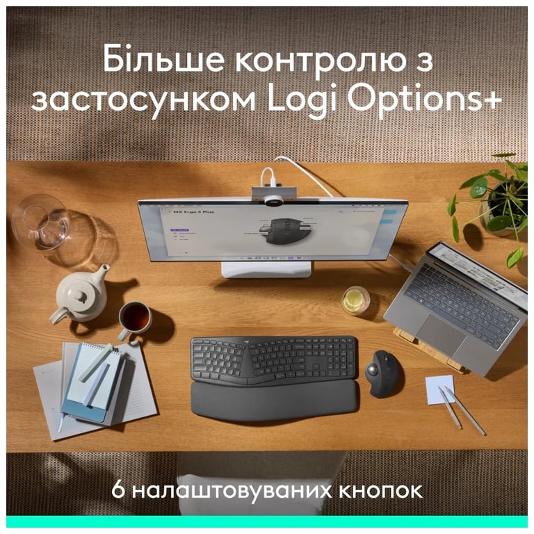 Мишка Logitech MX Ergo S Bluetooth Graphite (910-007260) - фото 9