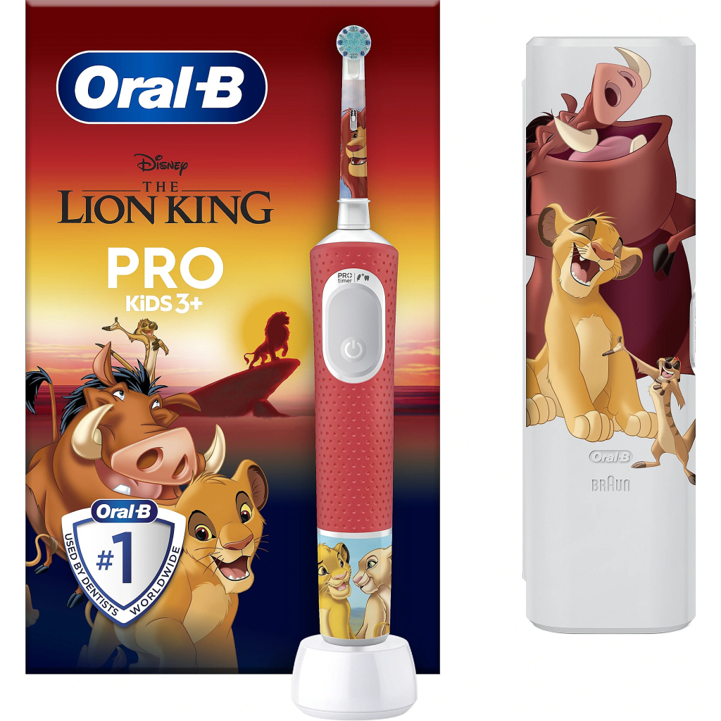 Електрична зубна щітка Oral-B D103.413.2KX Lion King - фото 2 Електрична зубна щітка Oral-B D103.413.2KX Lion King - фото 2