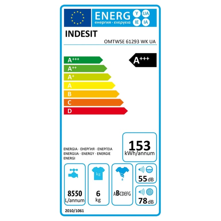 Пральна машина Indesit OMTWSE61293WKUA - фото 7