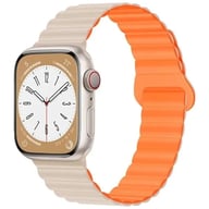 Ремінець до смарт-годинника Drobak Silicone Magnetic Link для Apple Watch All Series 38/40/41mm Starlight orange (898924) - фото 1