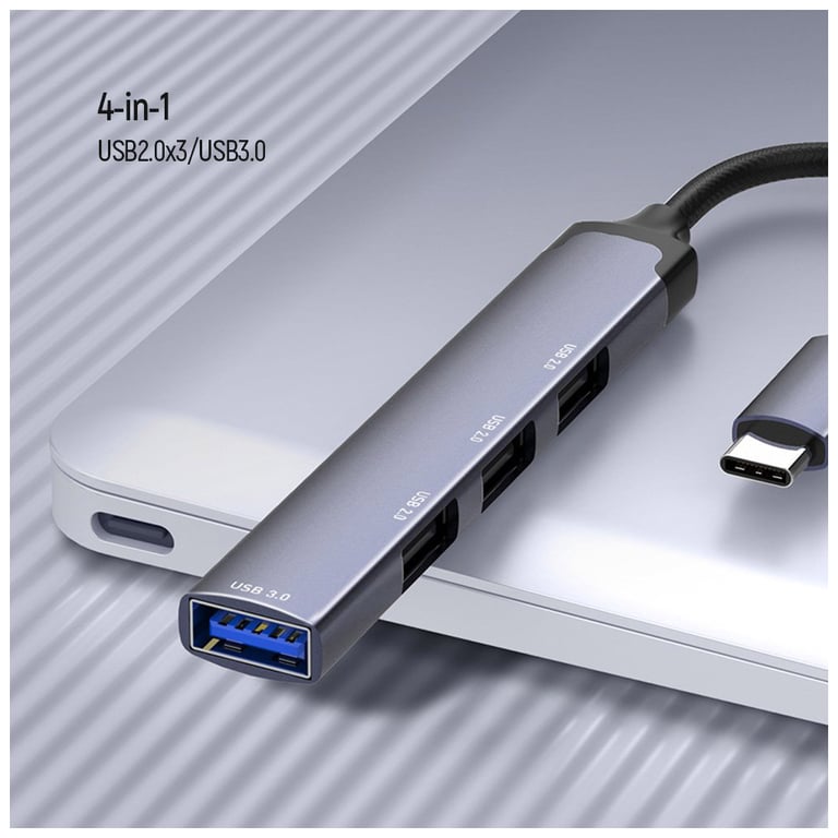 Концентратор ColorWay USB-C 4-в-1 USB2.0х3/USB3.0 (CW-HUB04) - фото 12