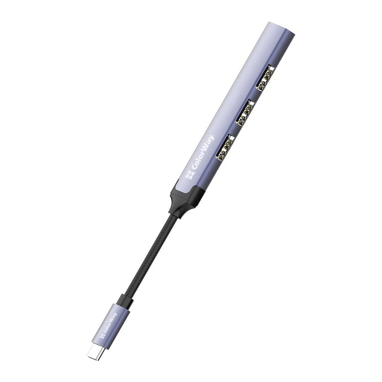 Концентратор ColorWay USB-C 4-в-1 USB2.0х3/USB3.0 (CW-HUB04) - фото 6