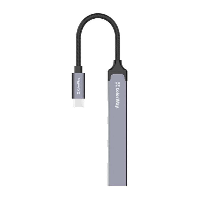 Концентратор ColorWay USB-C 4-в-1 USB2.0х3/USB3.0 (CW-HUB04) - фото 8