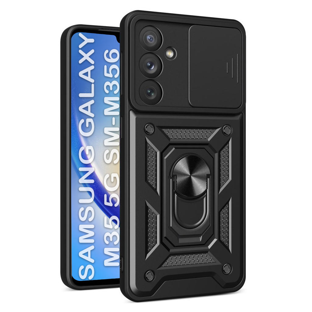 Чохол до мобільного телефона BeCover Military Samsung Galaxy M35 5G SM-M356 Black (711541) - фото 1