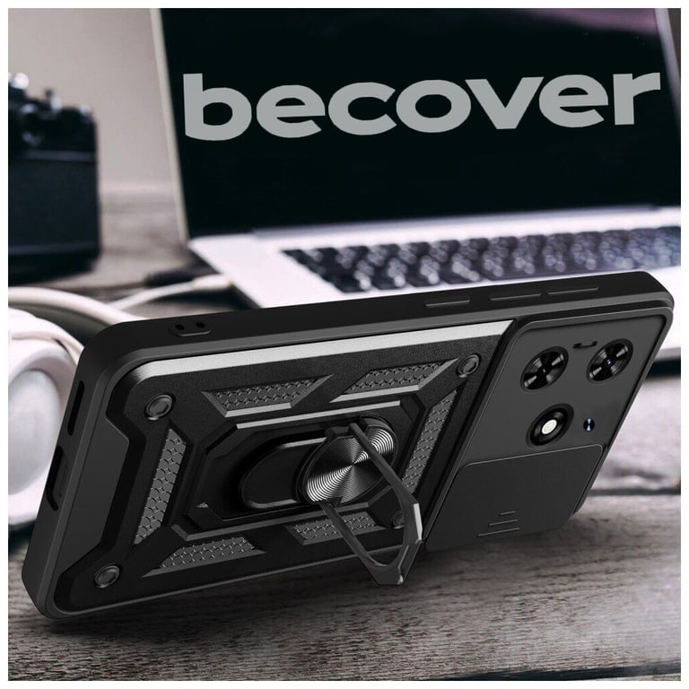 Чохол до мобільного телефона BeCover Military Tecno Spark 20 (KJ5n) Black (712168) - фото 4