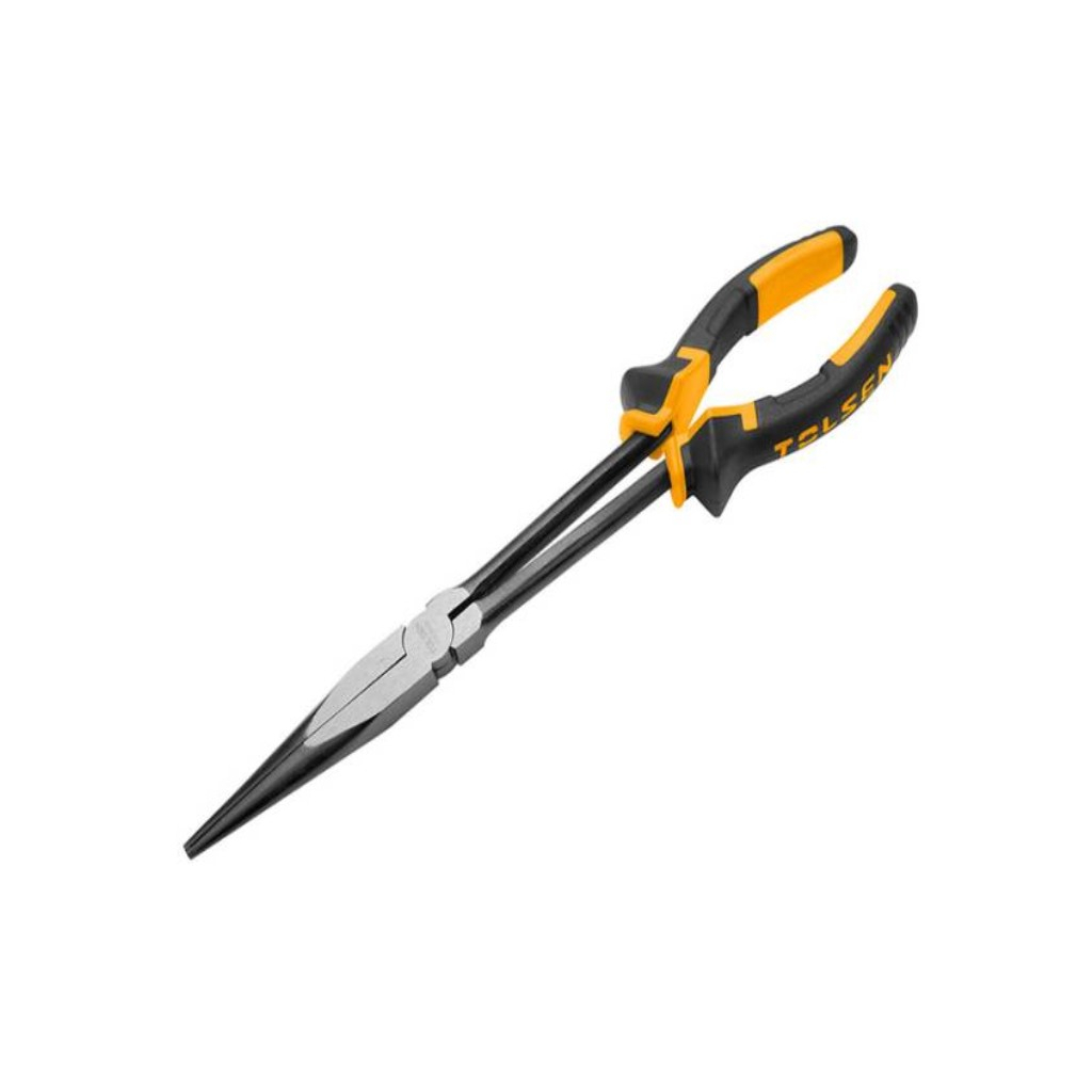 Плоскогубці Tolsen довгогубці подовжені 280 мм Ерго рукоятки (10290) - фото 1