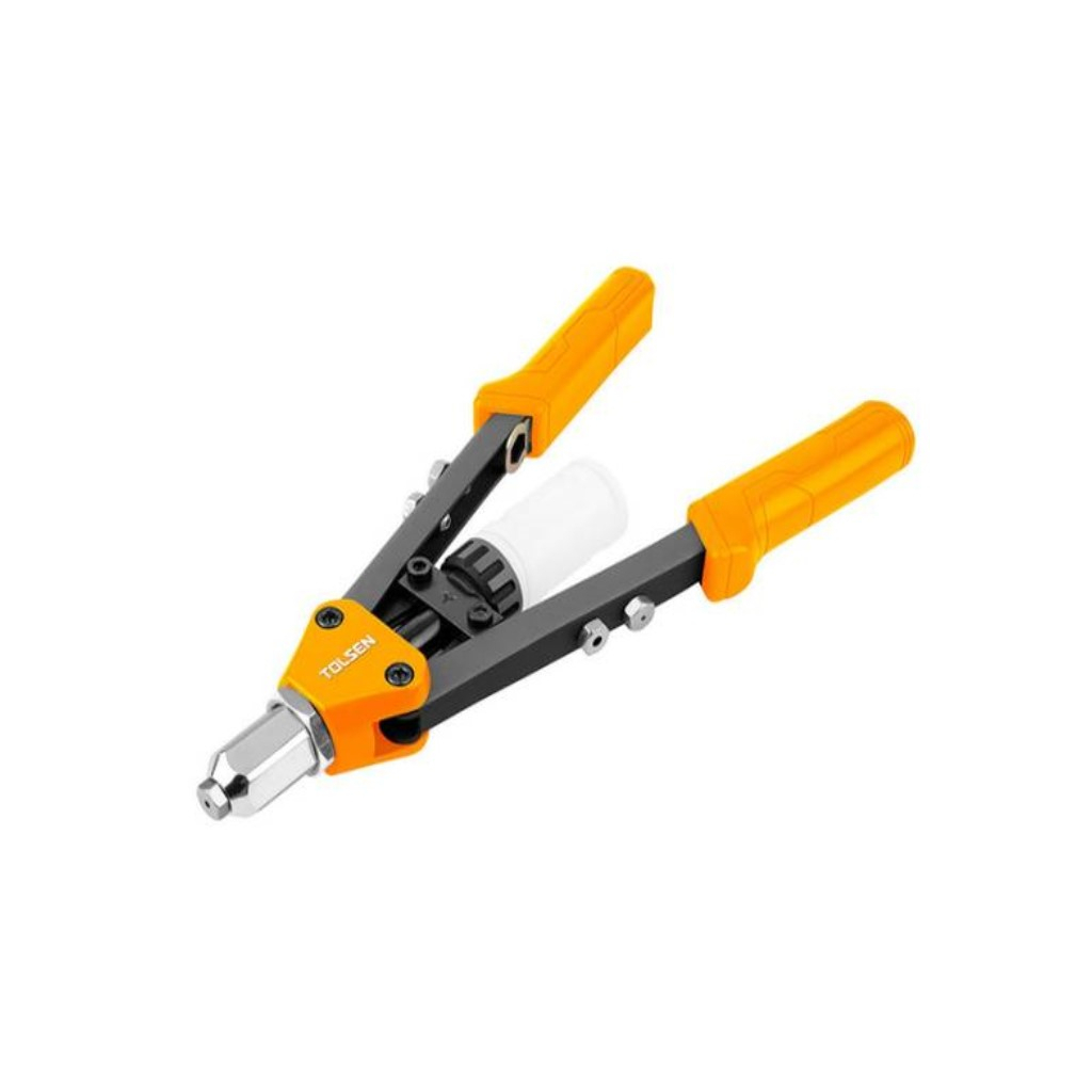 Заклепувальник Tolsen ПРОФІ двуручний 330 мм, 5 насадок 2.4-6.4 мм (43096) - фото 1 Заклепувальник Tolsen ПРОФІ двуручний 330 мм, 5 насадок 2.4-6.4 мм (43096) - фото 1