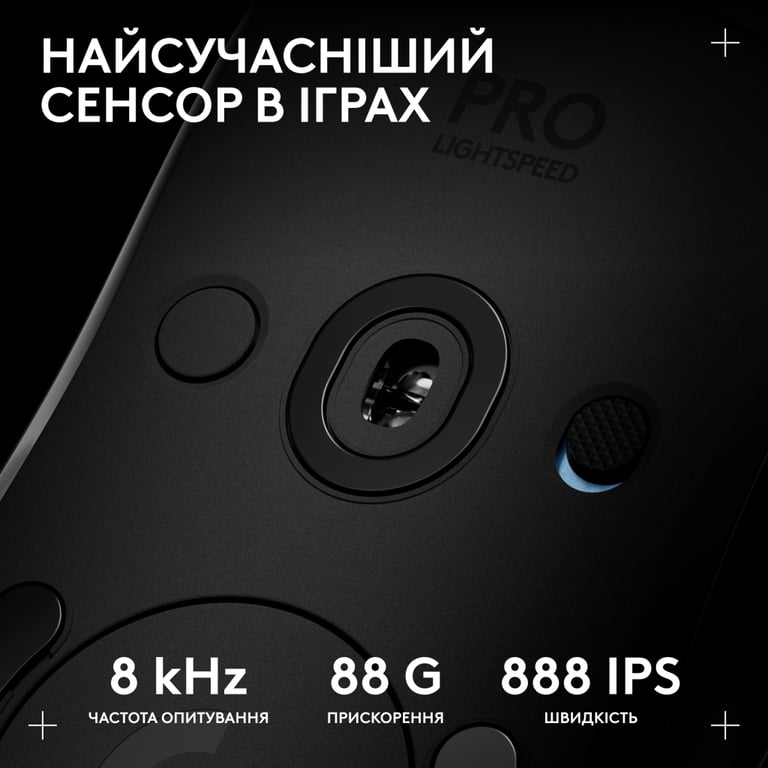 Мишка Logitech G Pro 2 Lightspeed Wireless Black (910-007295) - фото 5