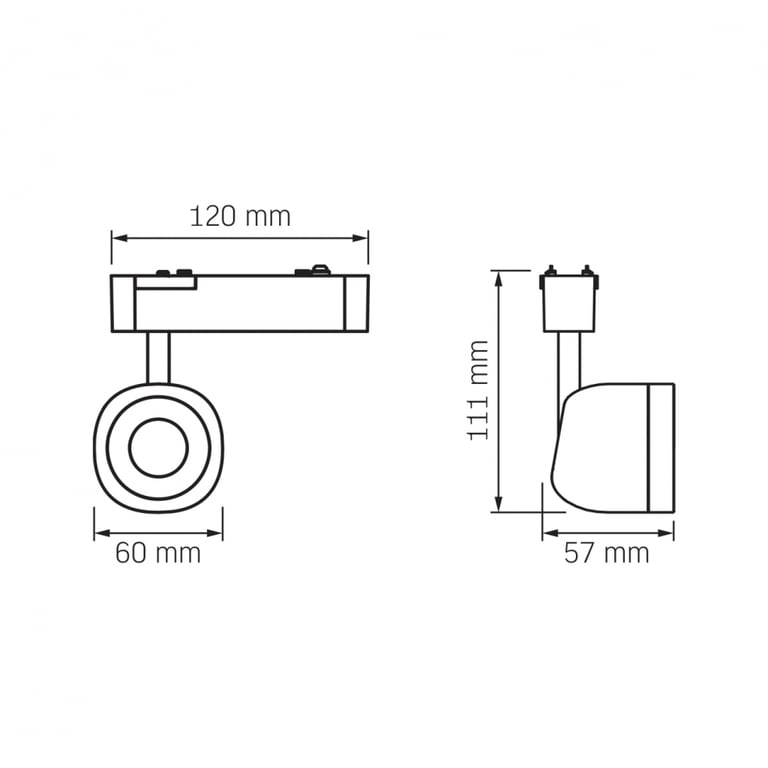 Світильник Videx LA76B 8.5W 4000K 48V Black (VL-TRMS-LA76B) - фото 2