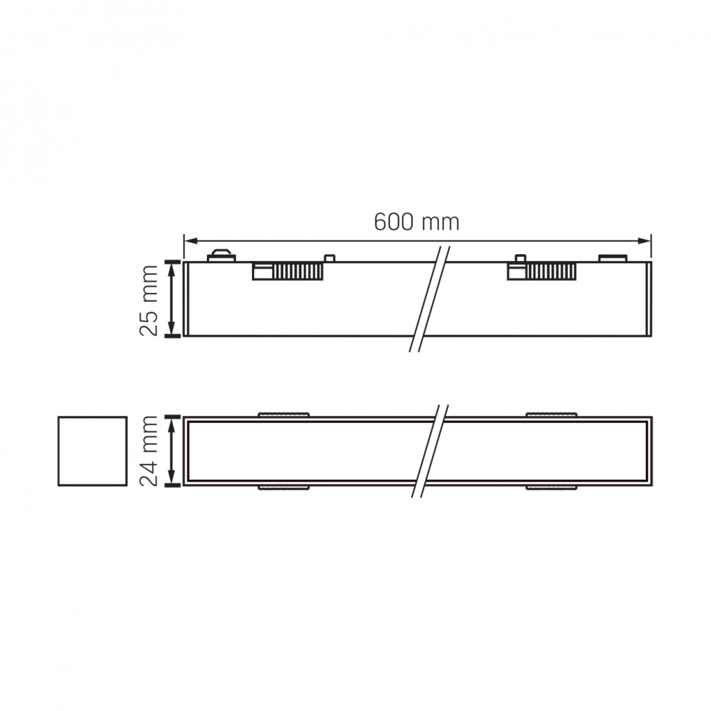 Світильник Videx LD460B 21W 60cm 4000K 48V Black (VL-TRMS-LD460B) - фото 4 Світильник Videx LD460B 21W 60cm 4000K 48V Black (VL-TRMS-LD460B) - фото 4