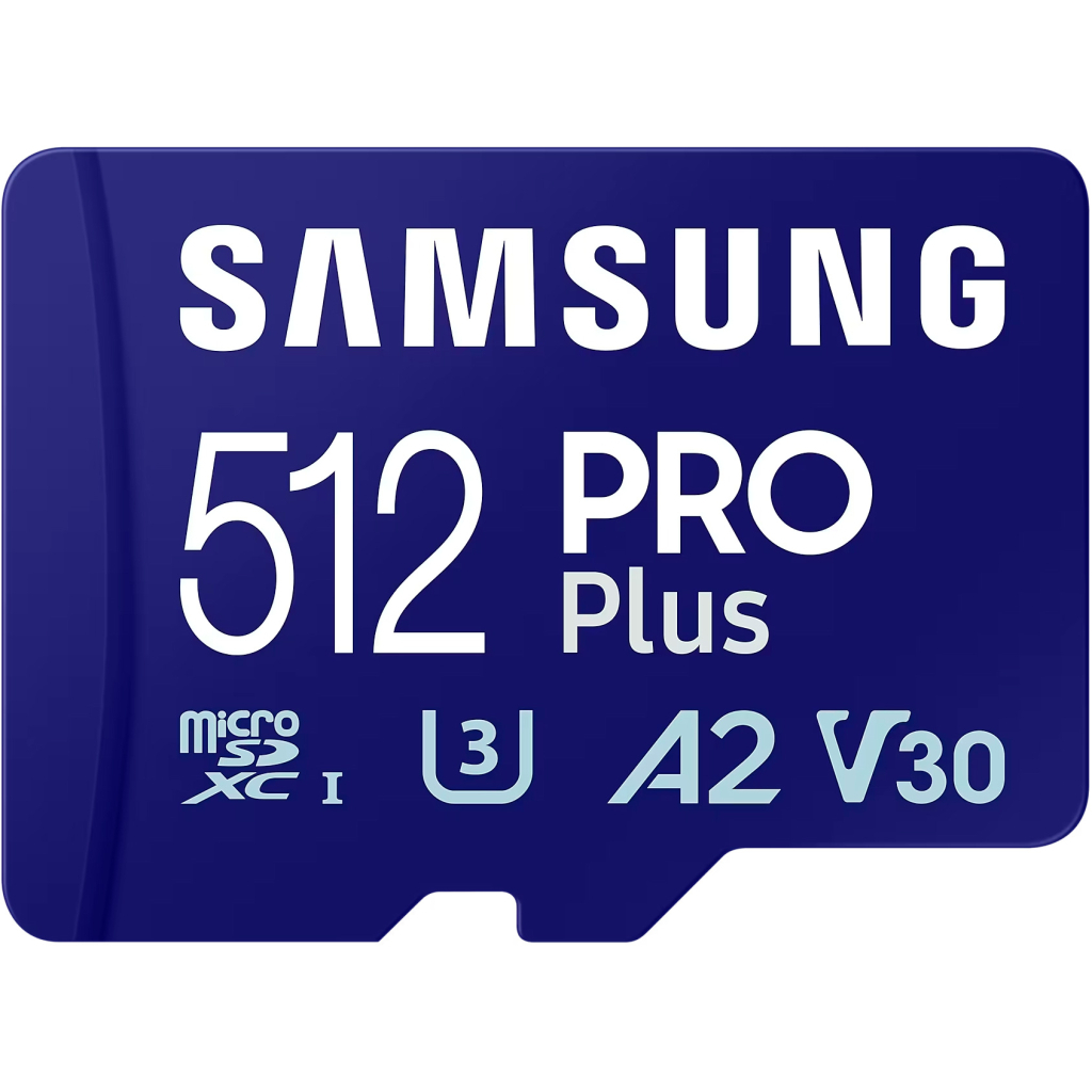 Карта пам'яті Samsung 512 GB microSDXC Pro Plus UHS-I U3 V30 A2 Class 10 + SD-adap (MB-MD512SA/EU) - фото 2 Карта пам'яті Samsung 512 GB microSDXC Pro Plus UHS-I U3 V30 A2 Class 10 + SD-adap (MB-MD512SA/EU) - фото 2