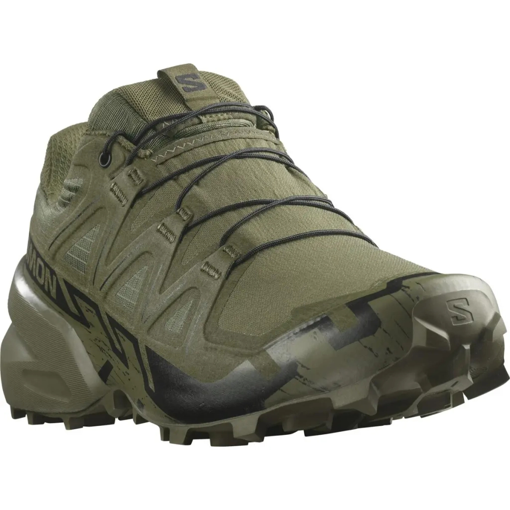 Кросівки Salomon Speedcross 6 Forces Green/Black 11.5 (L47161200-11.5) - фото 1 Кросівки Salomon Speedcross 6 Forces Green/Black 11.5 (L47161200-11.5) - фото 1