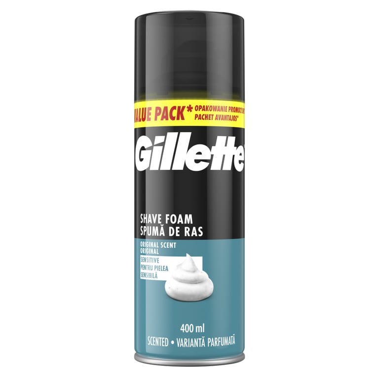 Піна для гоління Gillette Classic Sensitive 400 мл (8700216497039) - фото 2