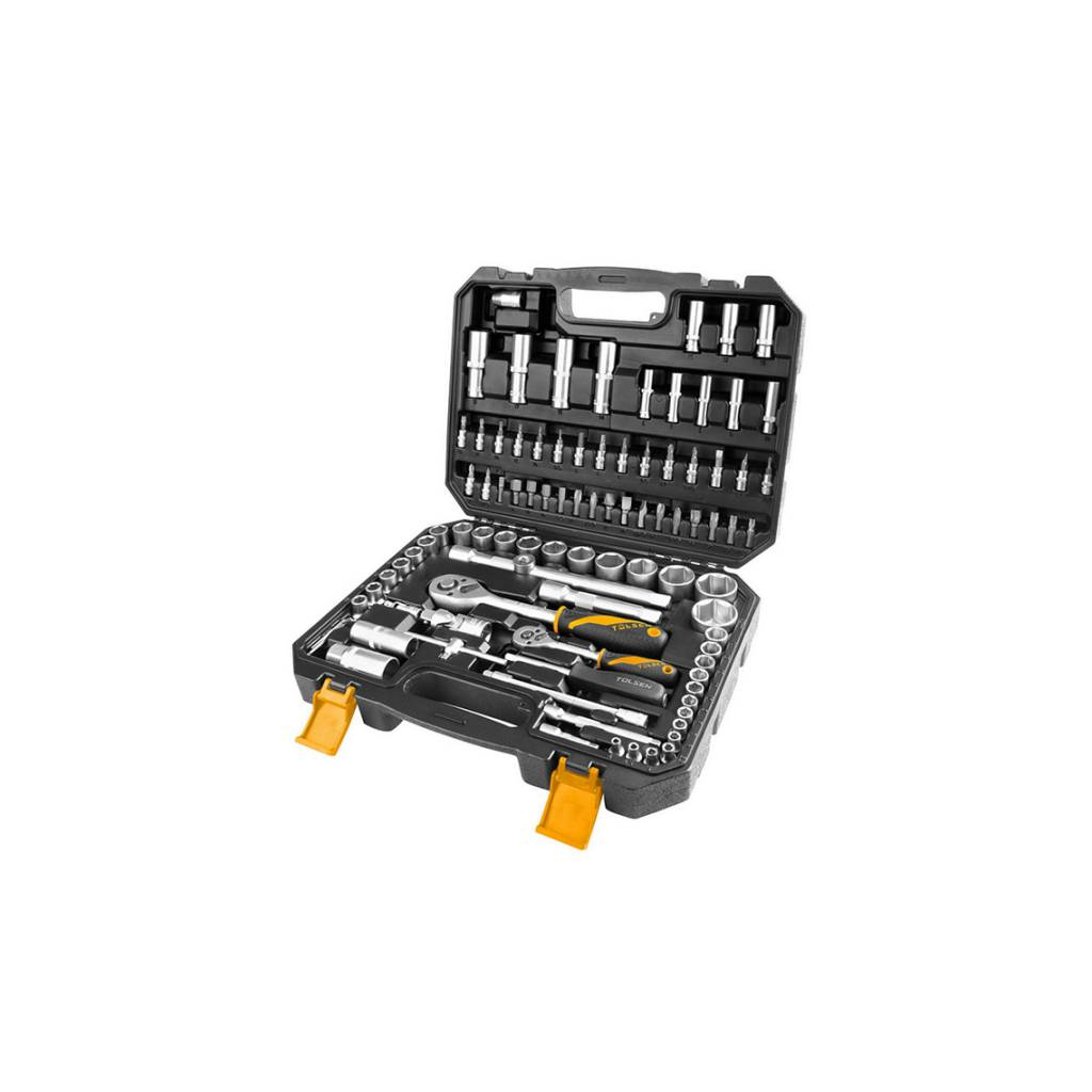 Набір інструментів Tolsen 1/2" та 1/4" 94 шт. ПРОФ (15145) - фото 1 Набір інструментів Tolsen 1/2" та 1/4" 94 шт. ПРОФ (15145) - фото 1