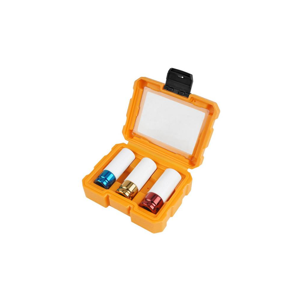 Набір головок Tolsen ПРОФІ ударних торцевих 17-19-21 мм ПРОФІ (15510) - фото 1