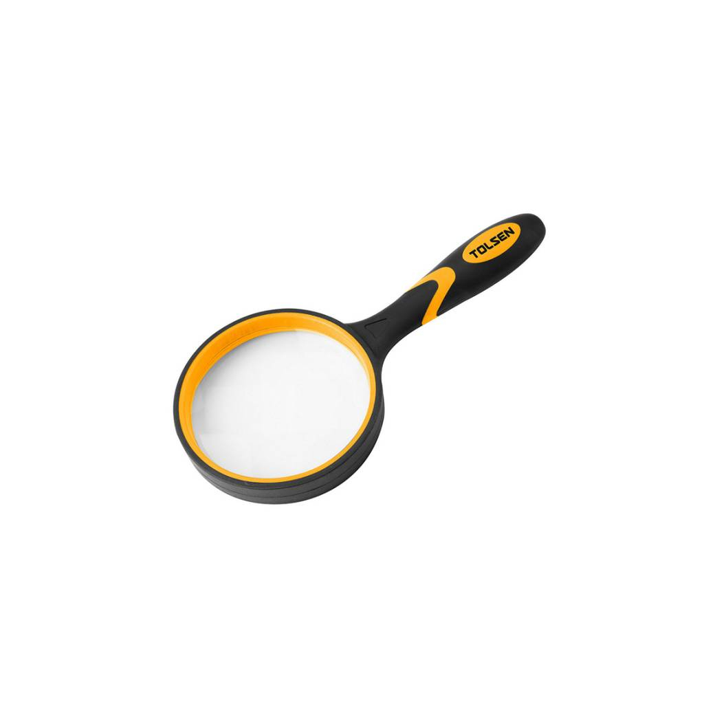 Лупа Tolsen 4Х, лінза 75 мм, Ерго ручка (50011) - фото 1 Лупа Tolsen 4Х, лінза 75 мм, Ерго ручка (50011) - фото 1