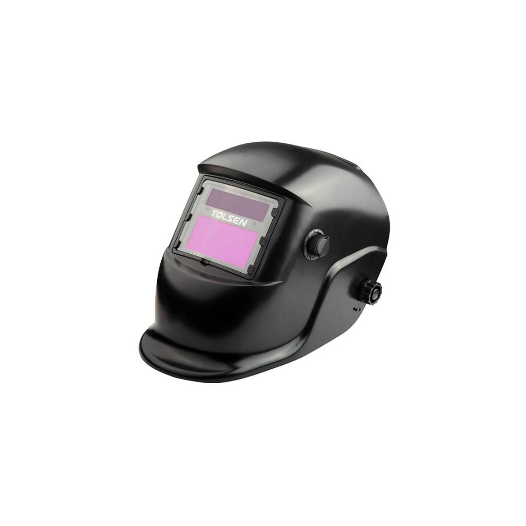Маска зварювальника Tolsen з автозатемненням (45087) - фото 1 Маска зварювальника Tolsen з автозатемненням (45087) - фото 1