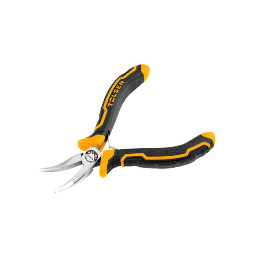 Плоскогубці Tolsen міні-довгогубці загнуті 115 мм Ерго рукоятки (10353) - фото 1 Плоскогубці Tolsen міні-довгогубці загнуті 115 мм Ерго рукоятки (10353) - фото 1