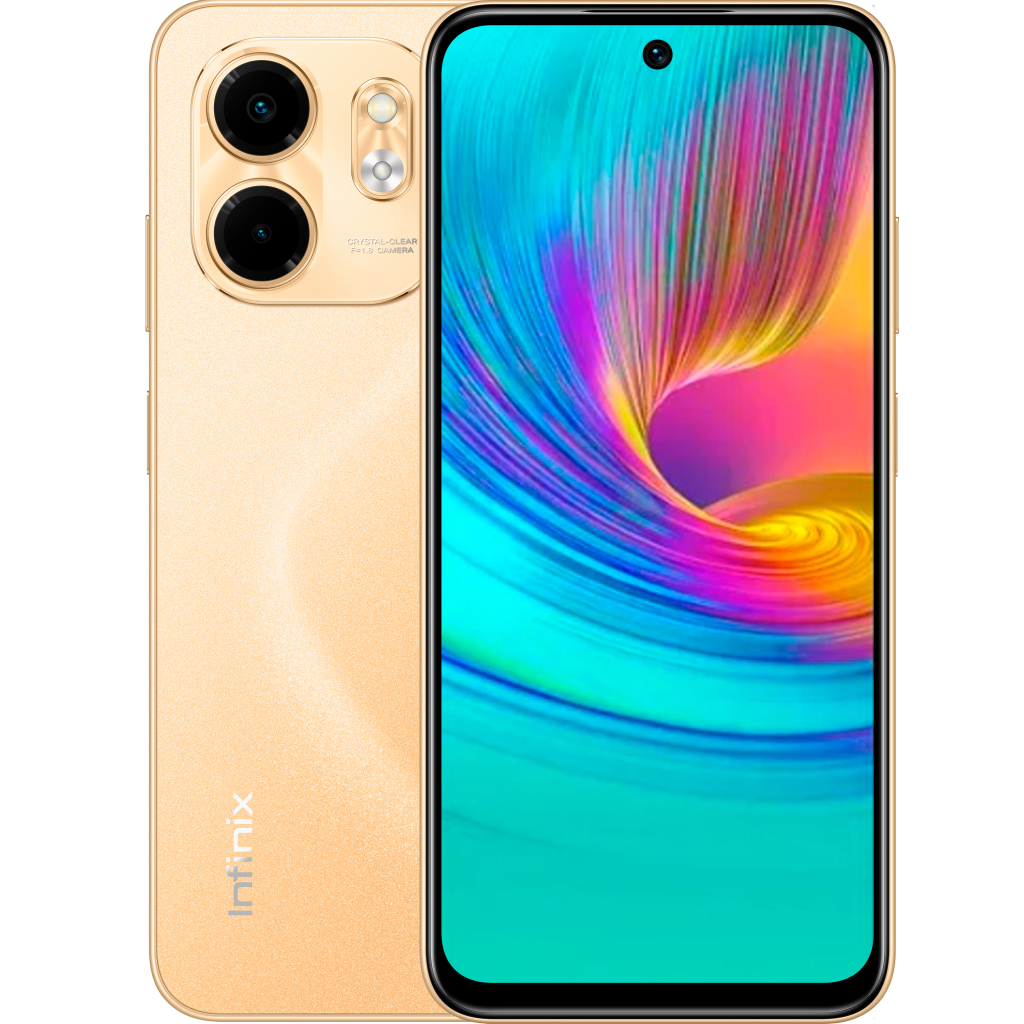 Мобільний телефон Infinix Smart 9 3/64Gb Sandstone Gold (4894947049941) Мобільний телефон Infinix Smart 9 3/64Gb Sandstone Gold (4894947049941)