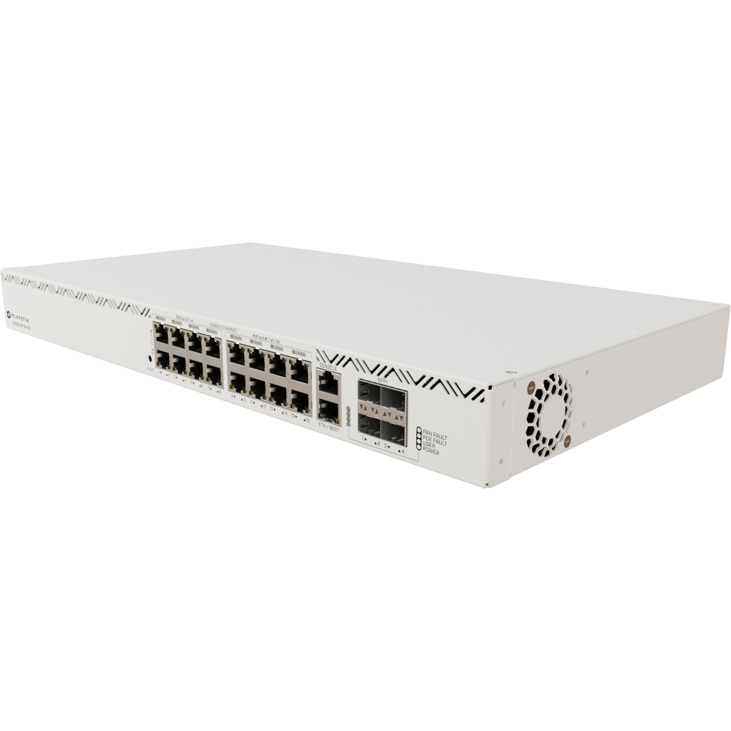 Комутатор мережевий Mikrotik CRS320-8P-8B-4S+RM - фото 1 Комутатор мережевий Mikrotik CRS320-8P-8B-4S+RM - фото 1