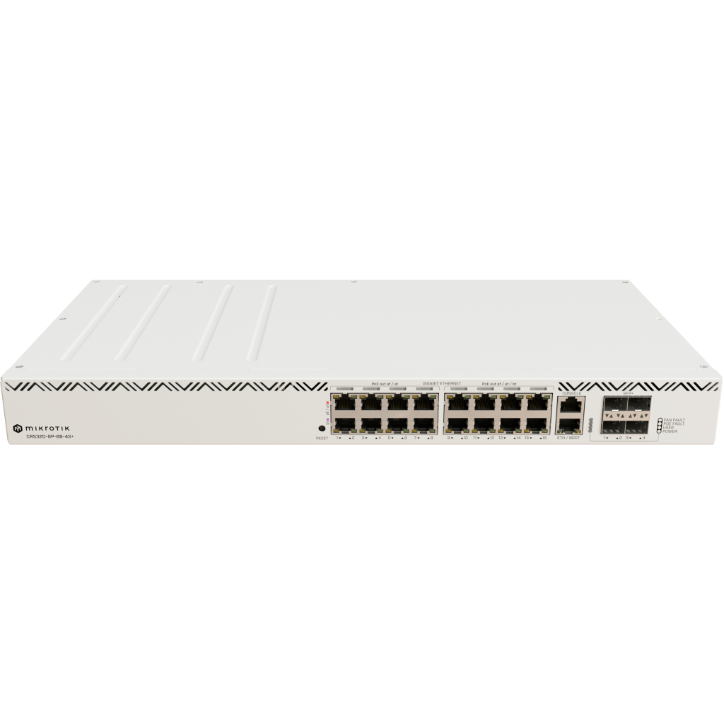 Комутатор мережевий Mikrotik CRS320-8P-8B-4S+RM - фото 3 Комутатор мережевий Mikrotik CRS320-8P-8B-4S+RM - фото 3
