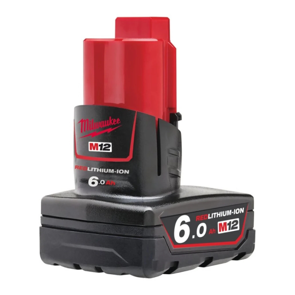 Акумулятор до електроінструменту Milwaukee Li-Ion M12 B6, 6Ah (4932451395) - фото 2 Акумулятор до електроінструменту Milwaukee Li-Ion M12 B6, 6Ah (4932451395) - фото 2