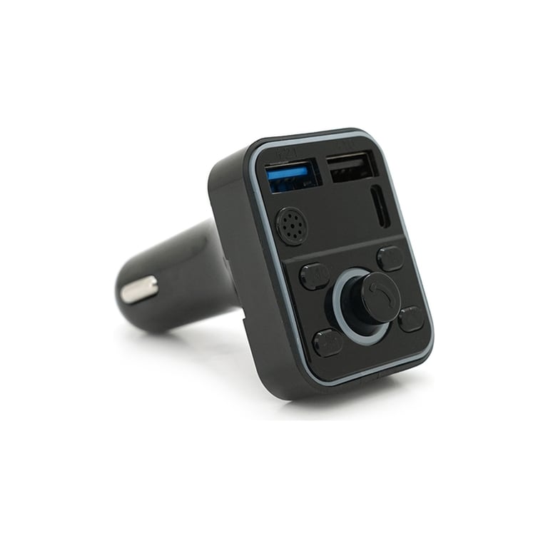 FM модулятор Voltronic D1, підсвітка 7 кольорів, 1.5-3.1A, USB, TF (FM-D1-7Col) - фото 1