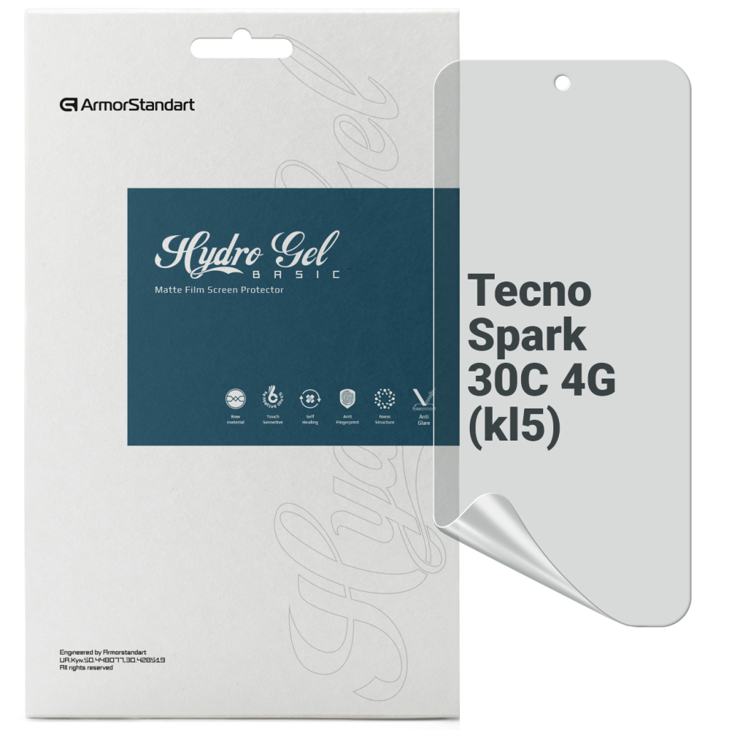Плівка захисна Armorstandart Matte Tecno Spark 30C 4G (kl5) (ARM81159) - фото 1