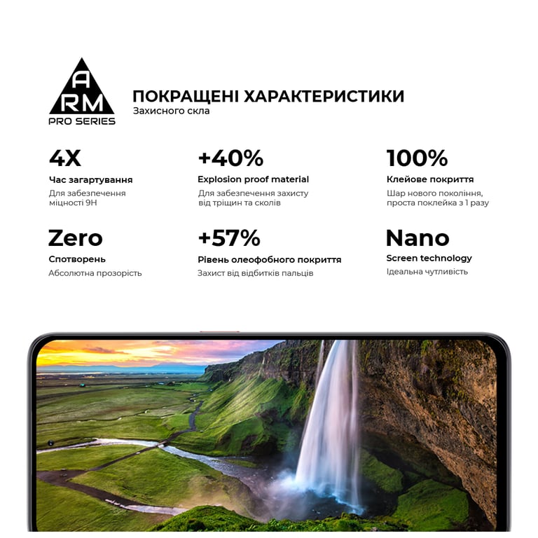 Скло захисне Armorstandart Pro ZTE Nubia Neo 2 5G Black (ARM78903) - фото 5