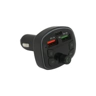 FM модулятор Voltronic Q7 з еквалайзером, 3.1A, PD18W, USB, TF (FM-Q7EQ) - фото 1