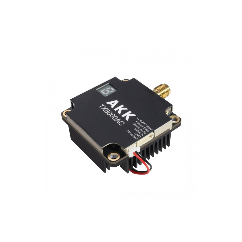 Відеопередавач (VTX) AKK Ultra Long Range 8W 4.9G-6G 96CH (TX8000AC) - фото 2 Відеопередавач (VTX) AKK Ultra Long Range 8W 4.9G-6G 96CH (TX8000AC) - фото 2