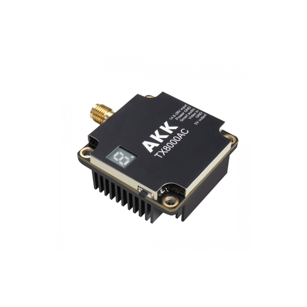 Відеопередавач (VTX) AKK Ultra Long Range 8W 4.9G-6G 96CH (TX8000AC) - фото 5 Відеопередавач (VTX) AKK Ultra Long Range 8W 4.9G-6G 96CH (TX8000AC) - фото 5