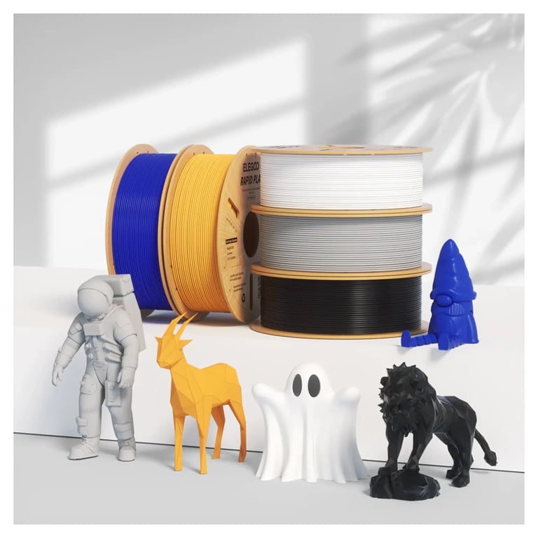 Пластик для 3D-принтера ELEGOO Rapid PLA Plus 1кг, 1.75мм, black (50.203.0114) - фото 2
