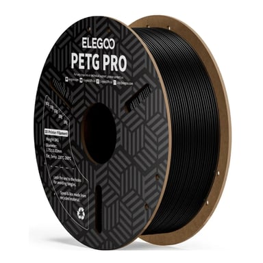 Пластик для 3D-принтера ELEGOO PETG PRO 1кг, 1.75мм, black (50.203.0198) - фото 1