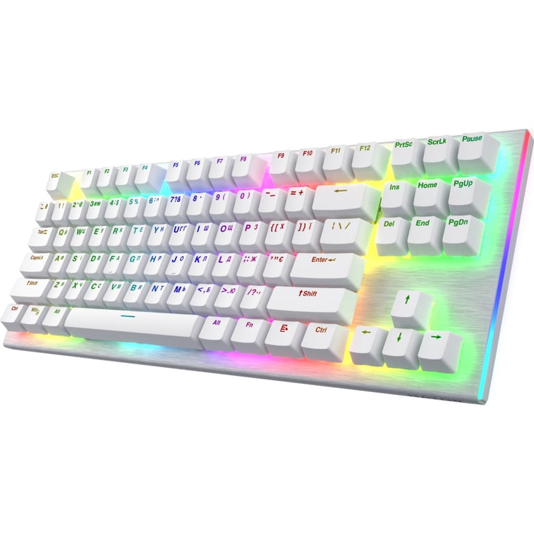 Клавіатура Hator Gravity X TKL Orange USB White (HTK551UA) - фото 4