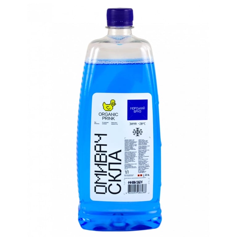 Омивач автомобільний ORGANIC PRINK -20 °С “Морський бриз” 1 л (012028)