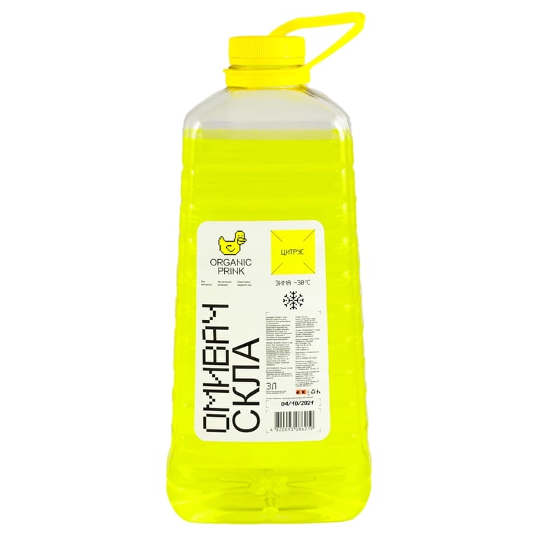 Омивач автомобільний ORGANIC PRINK -30 °С “Цитрус” 3 л (013031)