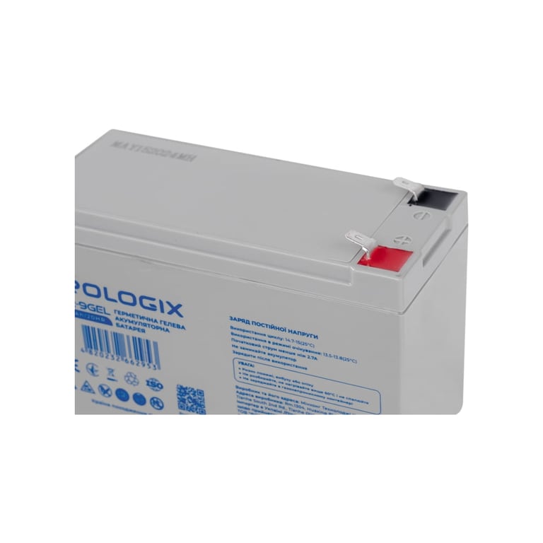 Батарея до ДБЖ Prologix 12V-9Ah GEL (PL12-9GEL) - фото 5