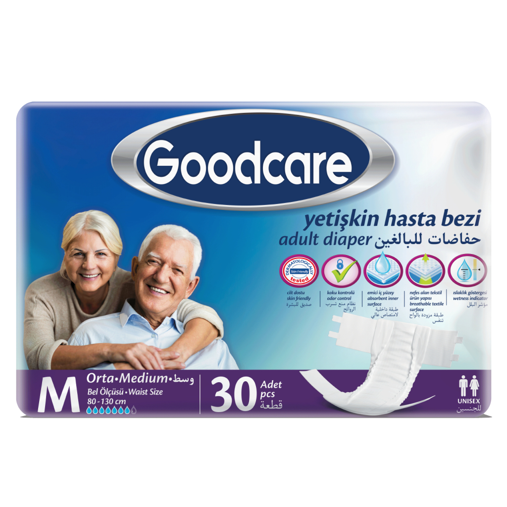 Підгузки для дорослих Goodcare 2 Medium 30 шт (8690536805587) - фото 1 Підгузки для дорослих Goodcare 2 Medium 30 шт (8690536805587) - фото 1