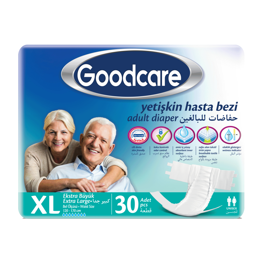 Підгузки для дорослих Goodcare 4 Extra Large 30 шт (8690536805624) - фото 1 Підгузки для дорослих Goodcare 4 Extra Large 30 шт (8690536805624) - фото 1