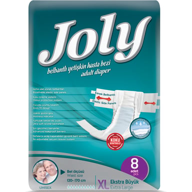 Підгузки для дорослих Joly 4 Extra Large 8 шт (8690536804047) - фото 1