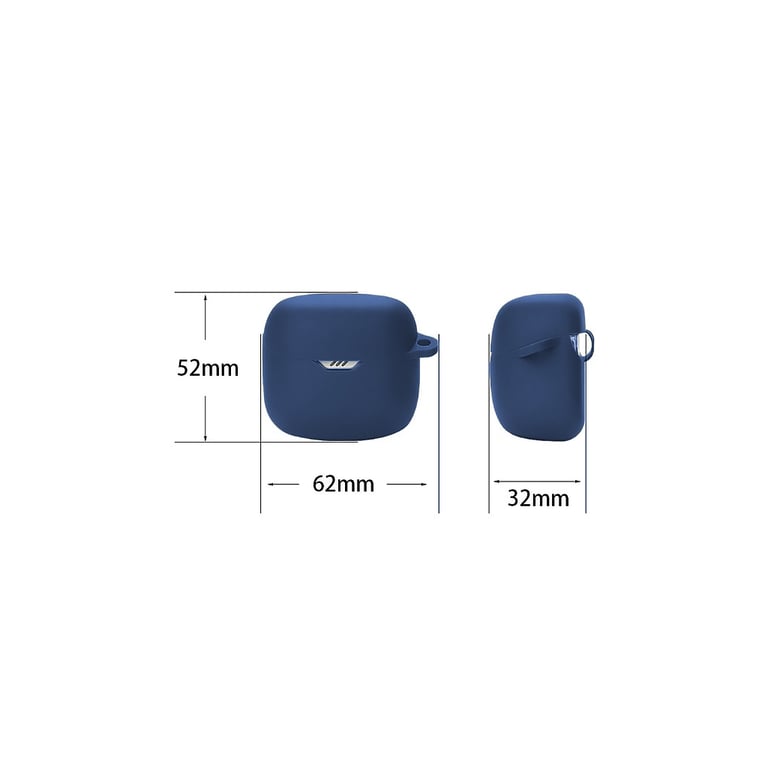 Чохол для навушників BeCover Silicon для JBL Tune Flex TWS Deep Blue (710185) - фото 2