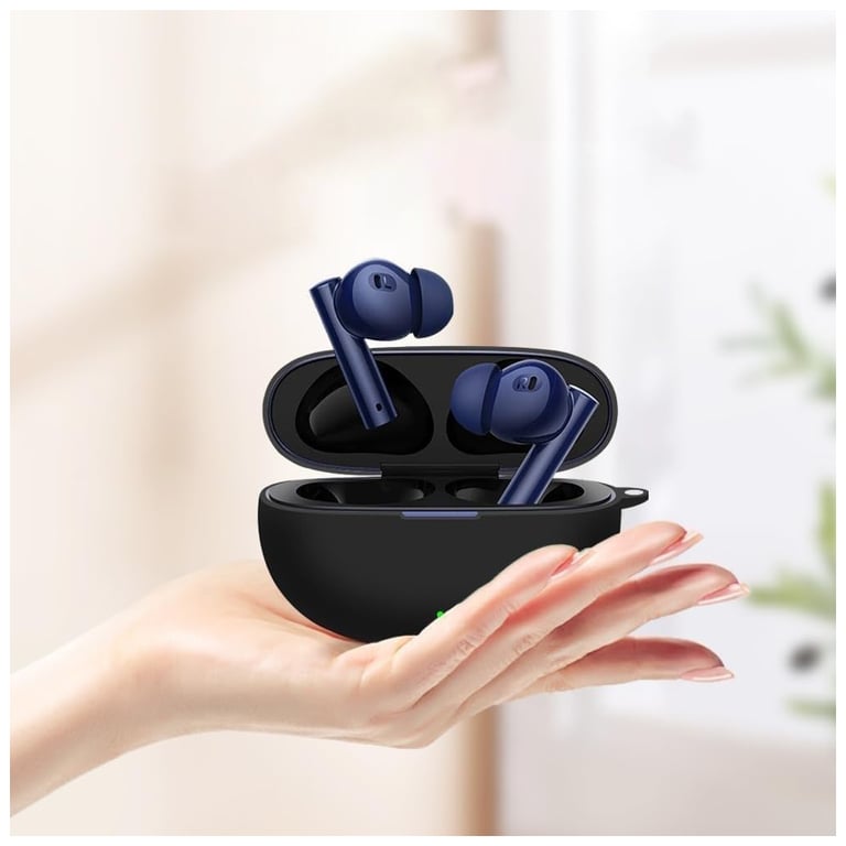 Чохол для навушників BeCover Silicon для Realme Buds Air 6 Pro Black (712018) - фото 4